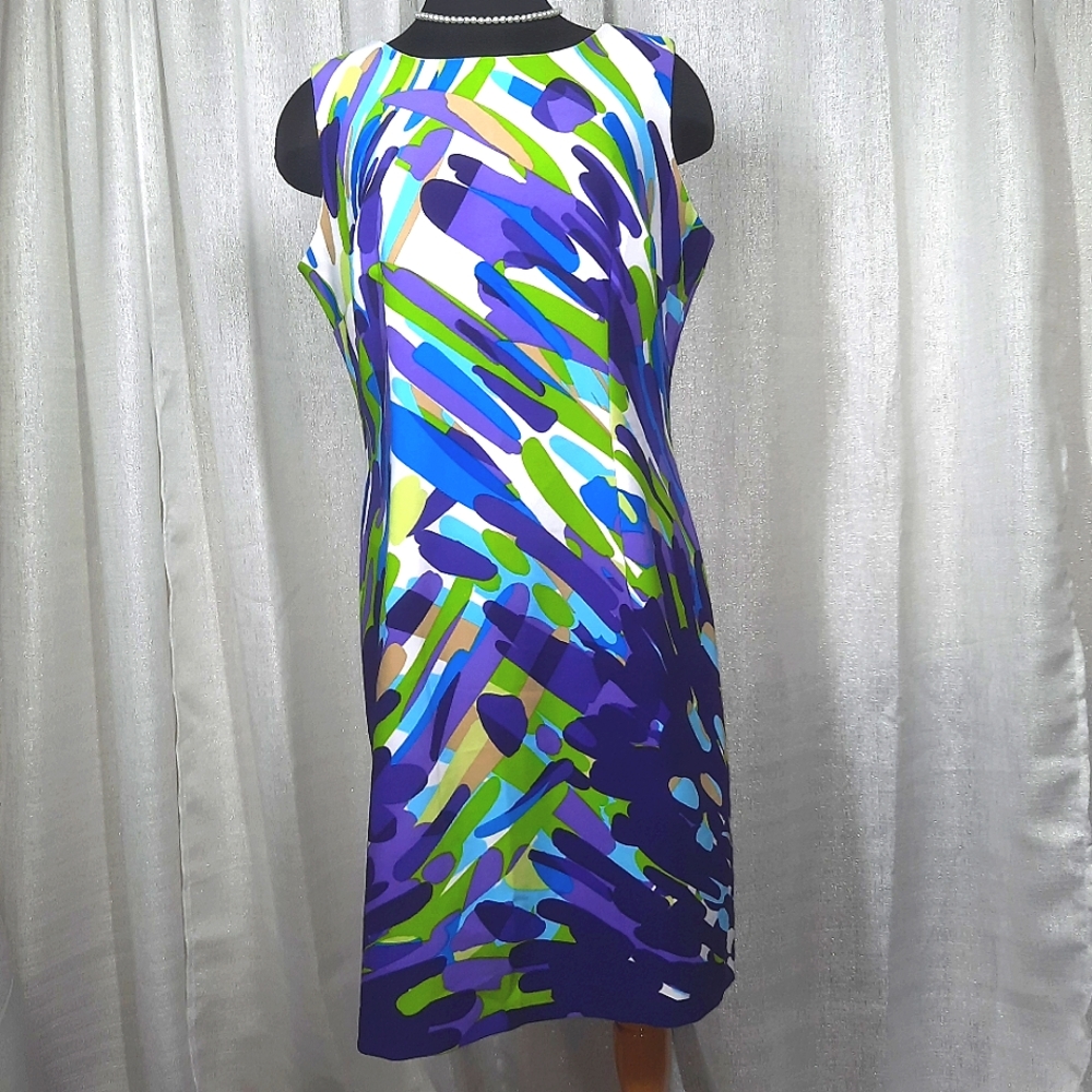 COPY - DRESS BARN MULTI SLEEVELESS SIZE 14